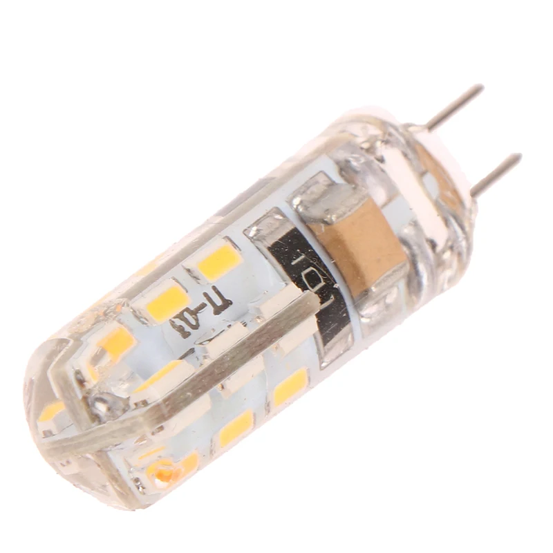 ミニシリコンハロゲンシャンデリアライト、360ビームアングルランプ、g4 LED電球、省エネライト、スポットライト、1.5w、ac220v、3014smd、1個
