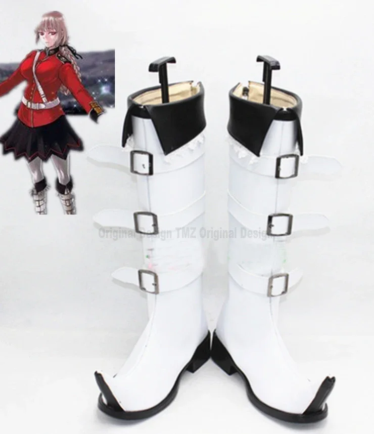 Fate Grand Order FGO Nightingale White Cosplay Shoes Boots Halloween Carnival Cosplay Costume Accessories