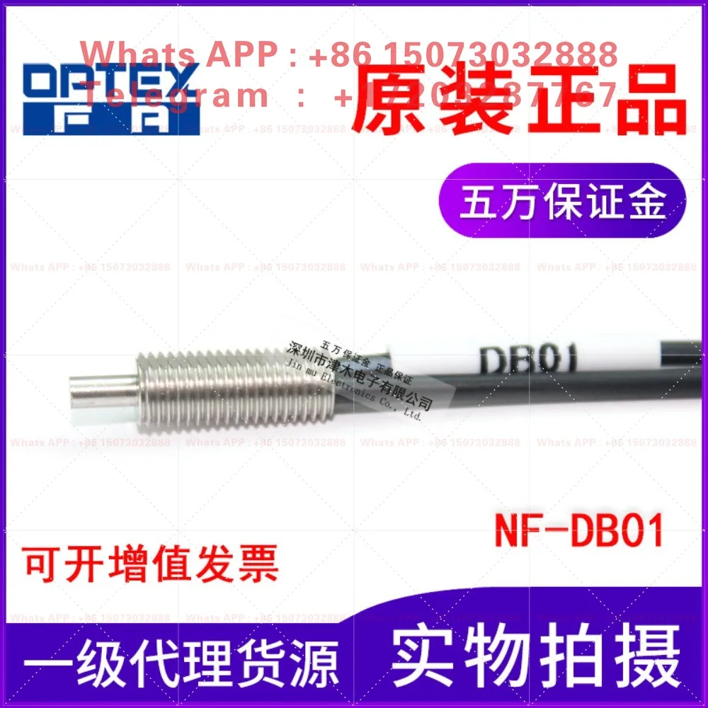 Original NF-DB01 Reflection M6 Coaxial Multi-Core Fiber Sensor Probe, Diffuse Reflection