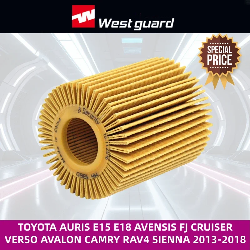 For TOYOTA AURIS E15 E18 AVENSIS FJ CRUISER VERSO Avalon Camry RAV4 Sienna 2013-2018 WESTGUARD Oil Filter MH1360 04152 YZZA5