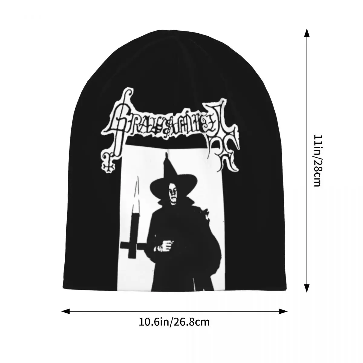 Grausamkeit Satan Bonnet Hats Hip Hop Ski Black Metal Skullies Beanies Hats Unisex Summer Thermal Elastic Caps