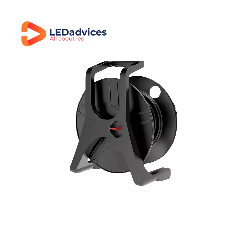 Ledsadvices Professionele Onbreekbare Kabeltrommel Met Winder Draad Haspel Voor Lange Hdmi Sdi Glasvezel Draad Afwerking Tool