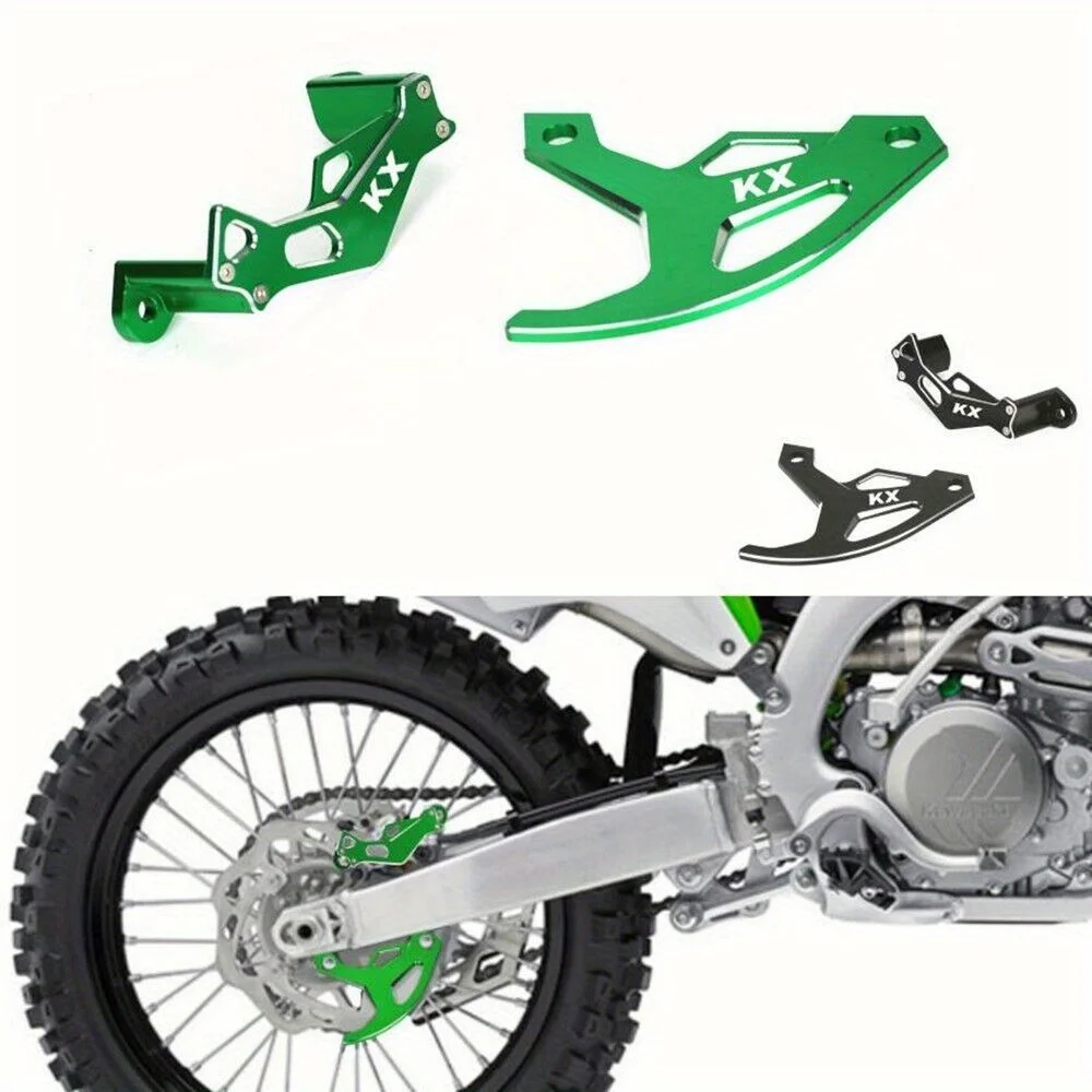 

KX LOGO Rear Brake Caliper Brake Disc Guard Cover Protector For Kawasaki KX250 19-21 KX250F 04-18 KX450F 06-18 KX450 2019-2021