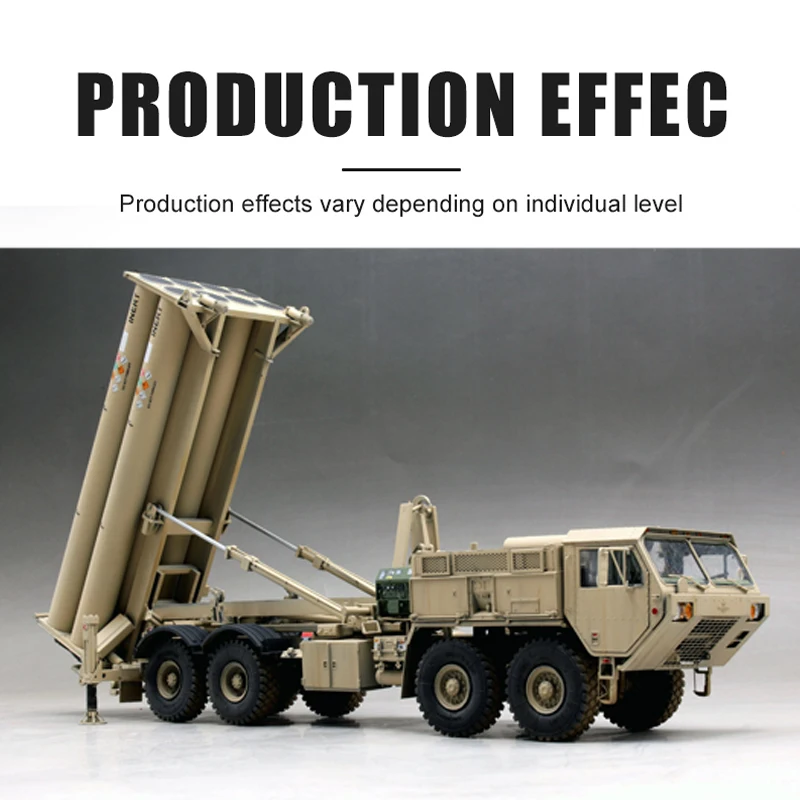 Trumpeter Plastic Assembled Scale Model Kit TP01054 THAAD Air Defense Missile Launcher Defense System 1/35