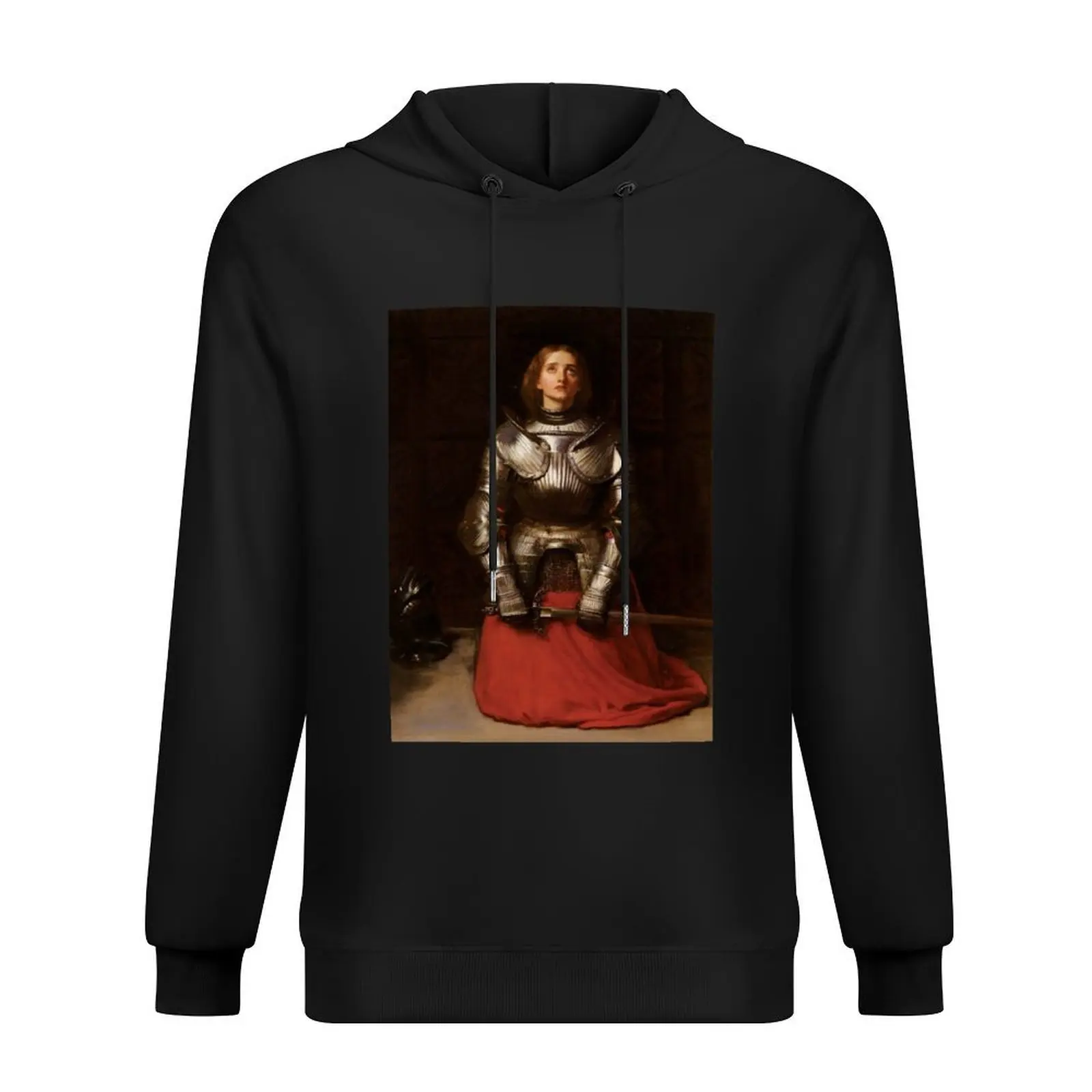 

Saint Joan of Arc by John Everett Millais Hoodie autumn clothes mens clothing male clothes anime clothes hoodie graphic
