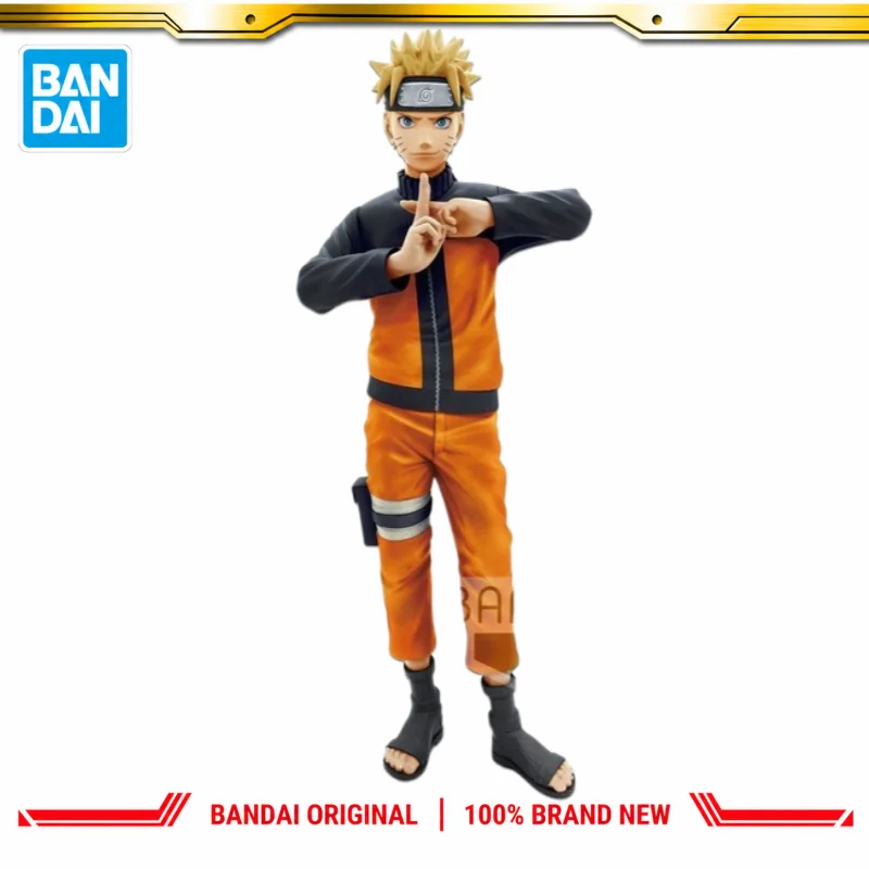 

In Stock Bandai Original Bandai Naruto Uzumaki Naruto Action Figure Model Doll Brand New Boxed Anime Characters Toys Model