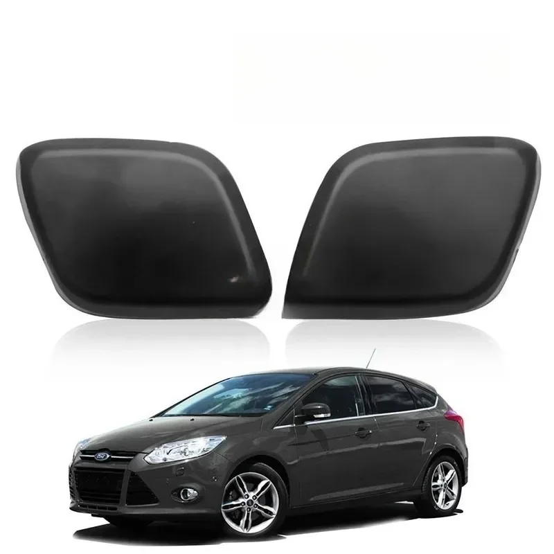 Auto-Frontstoßstange, Scheinwerferwaschdüse, ABS, Blackd, Fokus für links und rechts, 2012, 2013, 2014, Sprühstrahl-Abdeckkappe, ABS