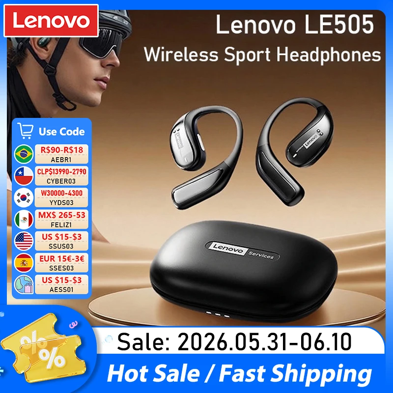 Беспроводной спортивный микрофон Lenovo LE505
