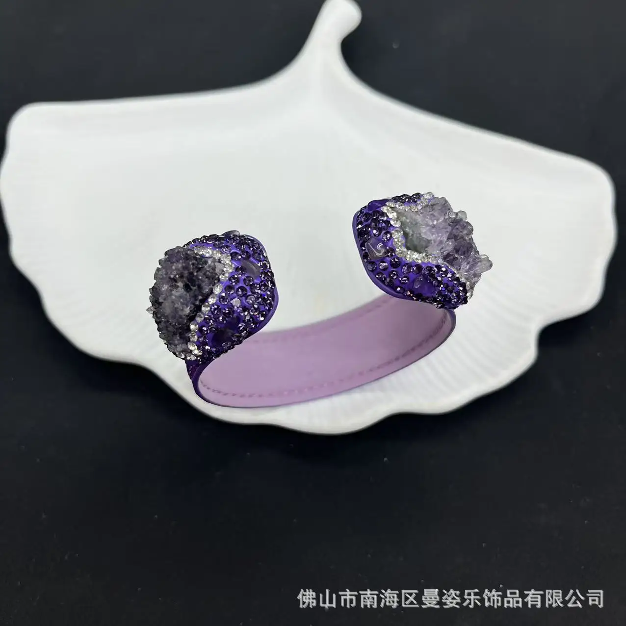 DIY accessories New Amethyst Snakeskin Bracelet High Quality Uruguayan Natural Amethyst Snakeskin Bracelet Cross-border Resource
