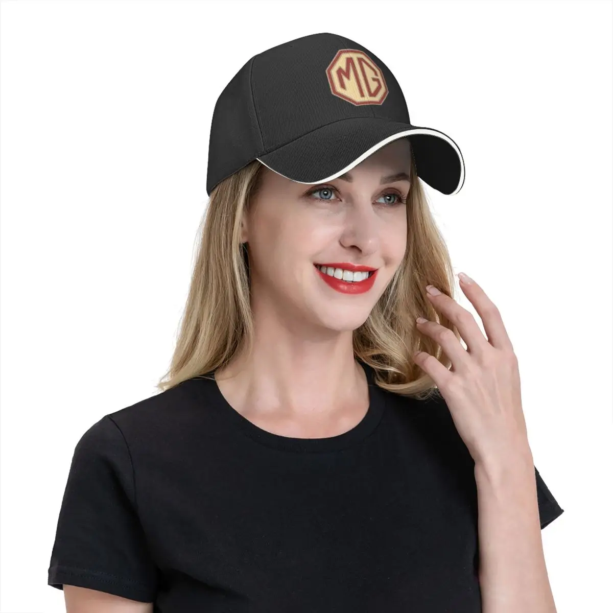 Vintage MG Logo Accessories Unisex Style Baseball Cap Hats Cap Fashion Outdoor Workouts Adjustable Sun Cap