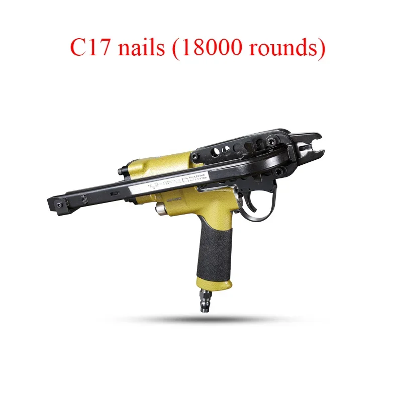 C-shaped gun tied chicken bird cage rockery pneumatic nail gun nail