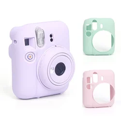 Camera Silicone Case for Fujifilm Instax Mini12 Shell Protective Cover Soft Shell Solid Color Scratch-proof Mini 12/11 Case