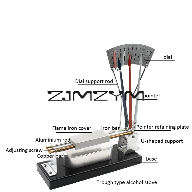 Metal Linear Expansion Demonstrator Physical Thermodynamics  Experiment Teaching Equipment