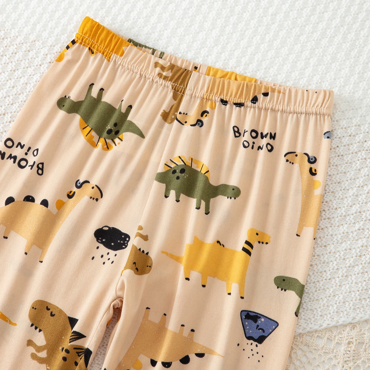 2-teiliges Herbst-Set für Kinder, bestehend aus einer langärmligen Hose mit niedlichem Cartoon-Motiv, für Jungen und Mädchen, bequem und vielseitig einsetzbar als Freizeitkleidung für zu Hause. – Detail 16