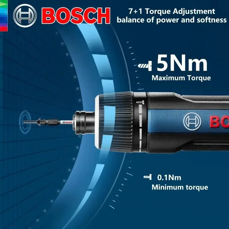 Imagem -04 - Bosch-conjunto de Bits de Fenda Elétrica Recarregável Ferramenta Elétrica sem Escova sem Fio Novo Modelo Go3 2607017702 3.6v