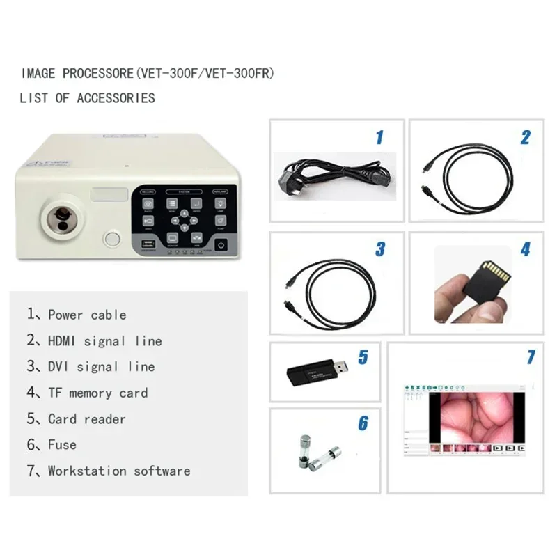 Customized Veterinary Endoscope Gastrointestinal Endoscopy Pet Animal Hospital Ca-me-ra Endoscopic 4k Endoscopic Image System