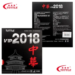 TUTTLE-Caoutchouc de tennis de table VIP 2018, picots chinois en brossé, super léger, éponge de ping-pong 40 +, approuvé par l'ITTF