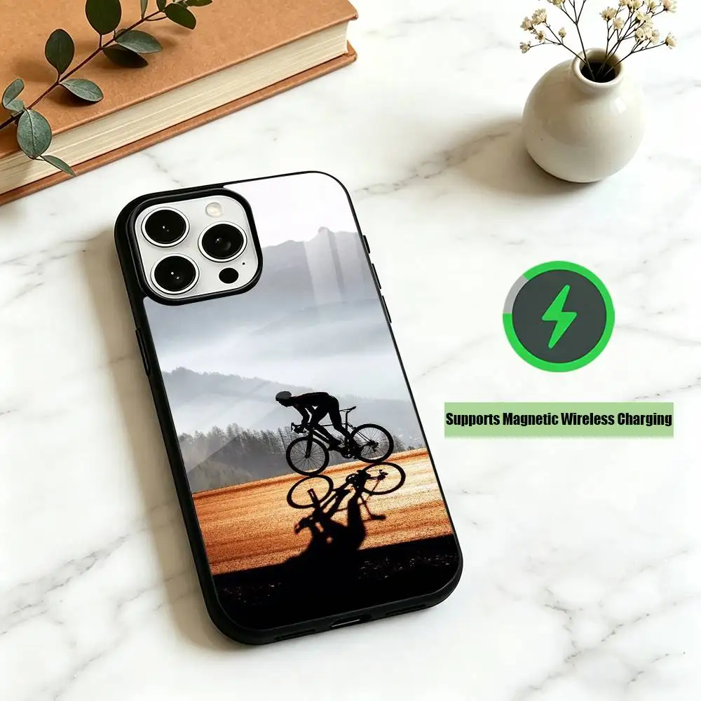 O-Off-Road Bicycle Bike  Phone Case For iPhone17,16,15,14,13,12,11 Plus,Pro Allows magnetic wireless charging