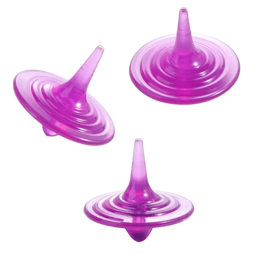 

Mini Colorful Acrylic Gyro Educational Handmade Rotating Gyroscope Interactive Montessori Spinning Top Gifts