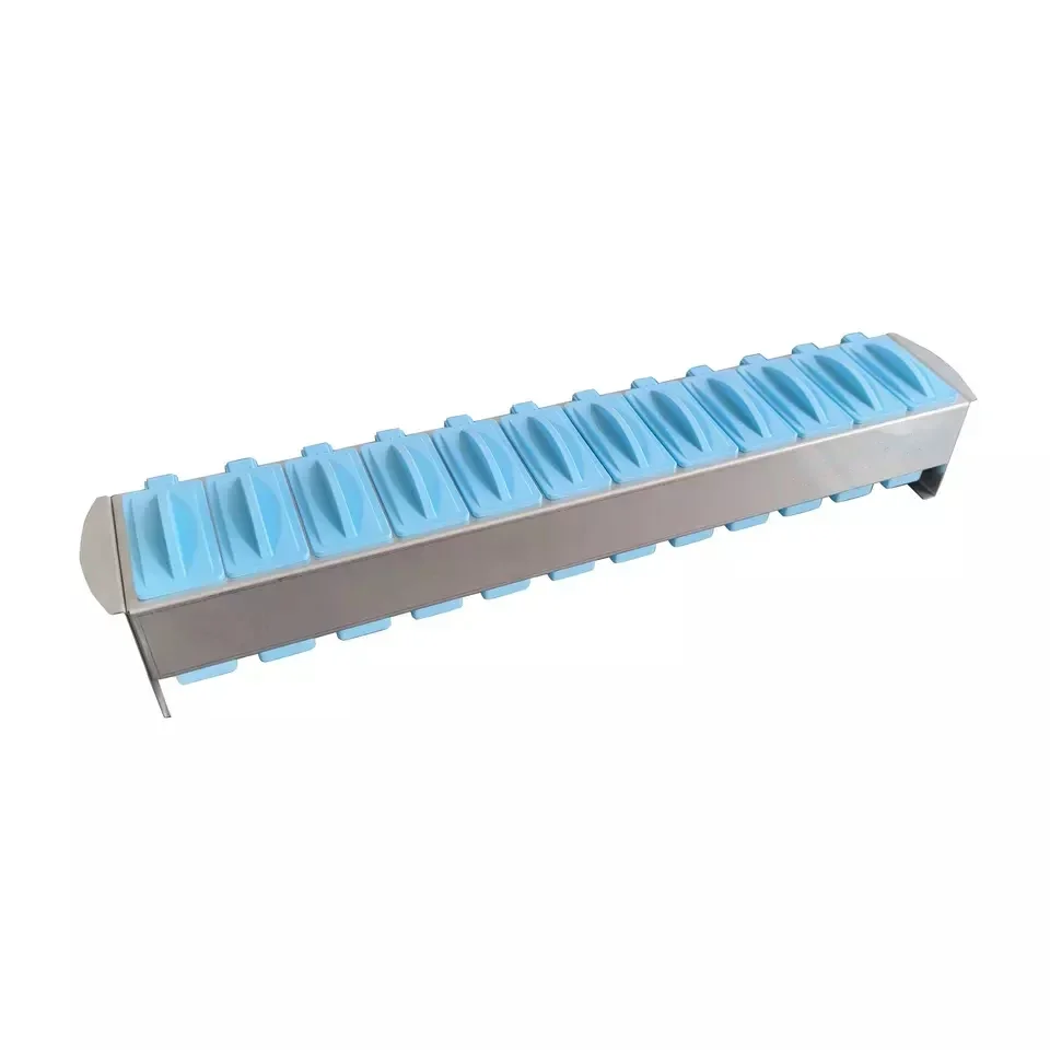 Laboratory supplies plastic material 12 station slide staining rack and container for sale