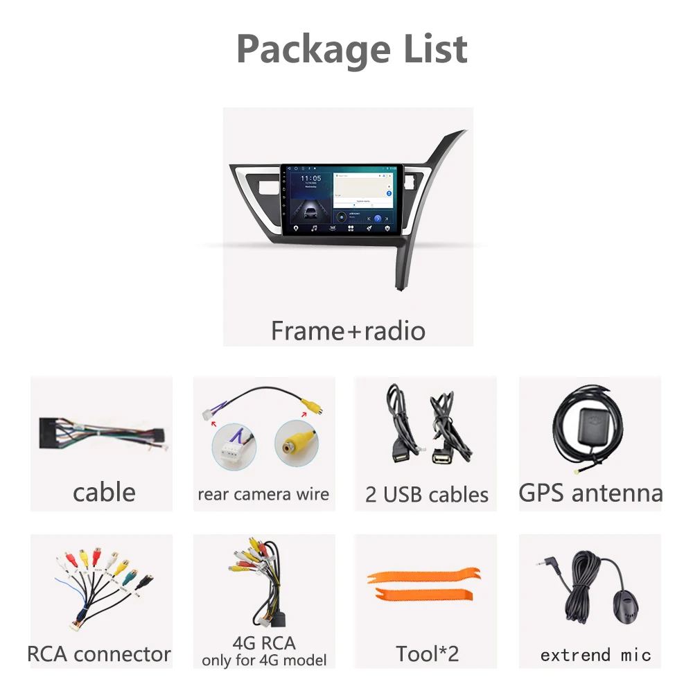 Android 16 Radio Stereo For Toyota Auris 2 E180 2012 - 2015 RHD Auto Multimidia Player GPS Navigation Carplay Video Dvd No 2din - view 6