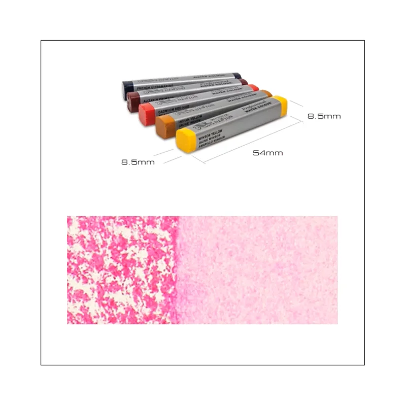 أعواد ألوان مائية صلبة لفنان وندسور نيوتن، رسم احترافي، رسم ألوان مائية رطبة وجافة