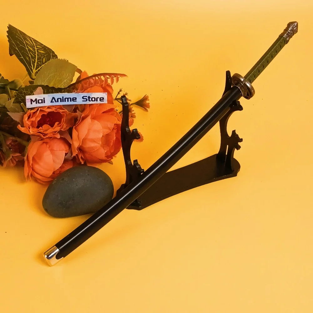 9.8 بوصة أنيمي إلدن كاتانا الأصلي الساموراي صابر القمر بليد النينجا سكين المعادن السيف الصلب الحجم الحقيقي اليابانية كاتانا لعبة هدية
