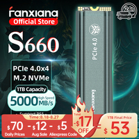 Fanxiang S660 M.2 SSD 500GB 1TB 2TB 5000MB/s M.2 NVMe PCIe4.0x4 SSD Internal Solid State Drive For PS5/PlayStation5 Desktop Pc