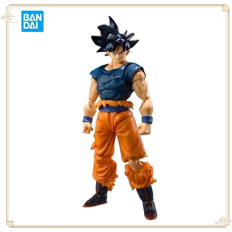 

Bandai Original S.H.Figuarts Dragon Ball Son Goku Ultra Instinct Знак ПВХ Аниме Фигурки Модель Игрушки Праздничные подарки на складе