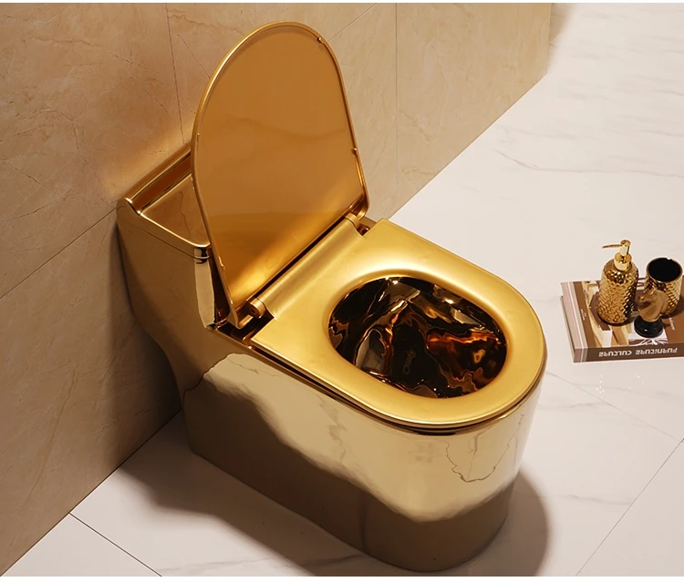 Golden  lid universal slow down silent toilet seat cover UV type  board toilet accessories