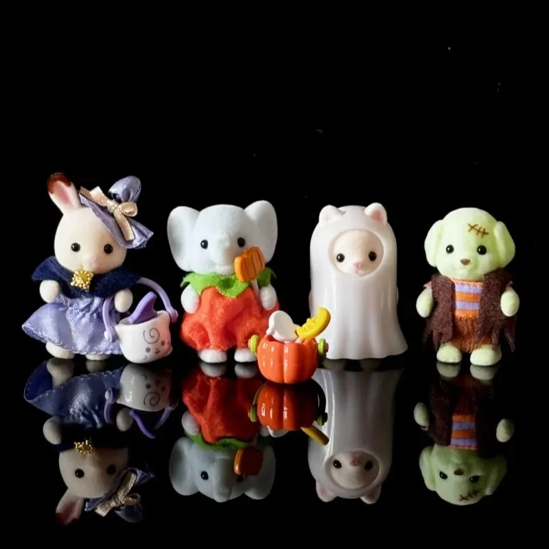 رائجة البيع عائلات سيلفانيان طفل هالوين أنيمي لعبة اللعب منزل الأسرة لعبة شبح تمويه ك اليقطين هدية عيد الفصح هدايا عيد الميلاد