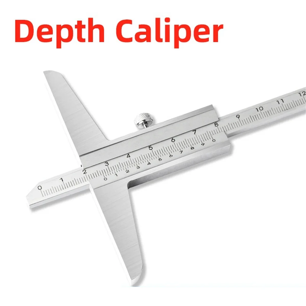 Depth Gauge Vernier Caliper Metal Calipers Woodworking Tools Caliber Measuring Tool Steel Gauges Depth Measurement 150mm