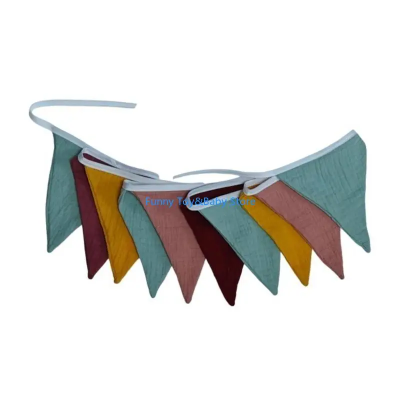 

C90b Модные хлопковые овсянки восхитительные хлопковые декоративные флаги для новорожденных фото