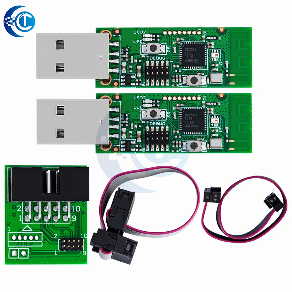 Programmatore multiprotocollo CC2540/CC2531 |   Sniffer Bluetooth 4.0 e Zigbee |   Cavo di download USB
