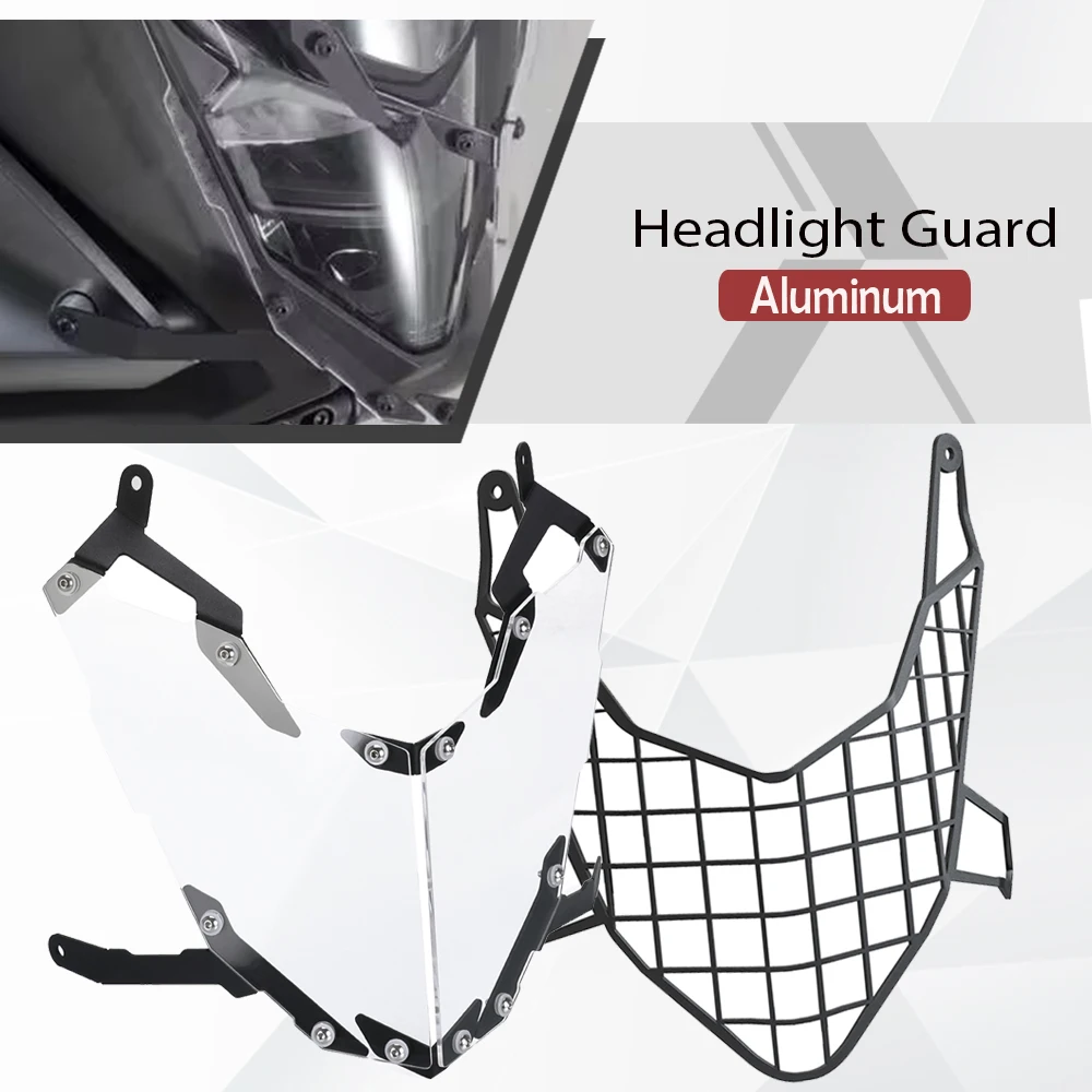 

For HONDA XL750 XL 750 TRANSALP 750 2022 2023 2024 2025 Motorcycle Headlight Guard Head Light Aluminum Grill Cover Protector