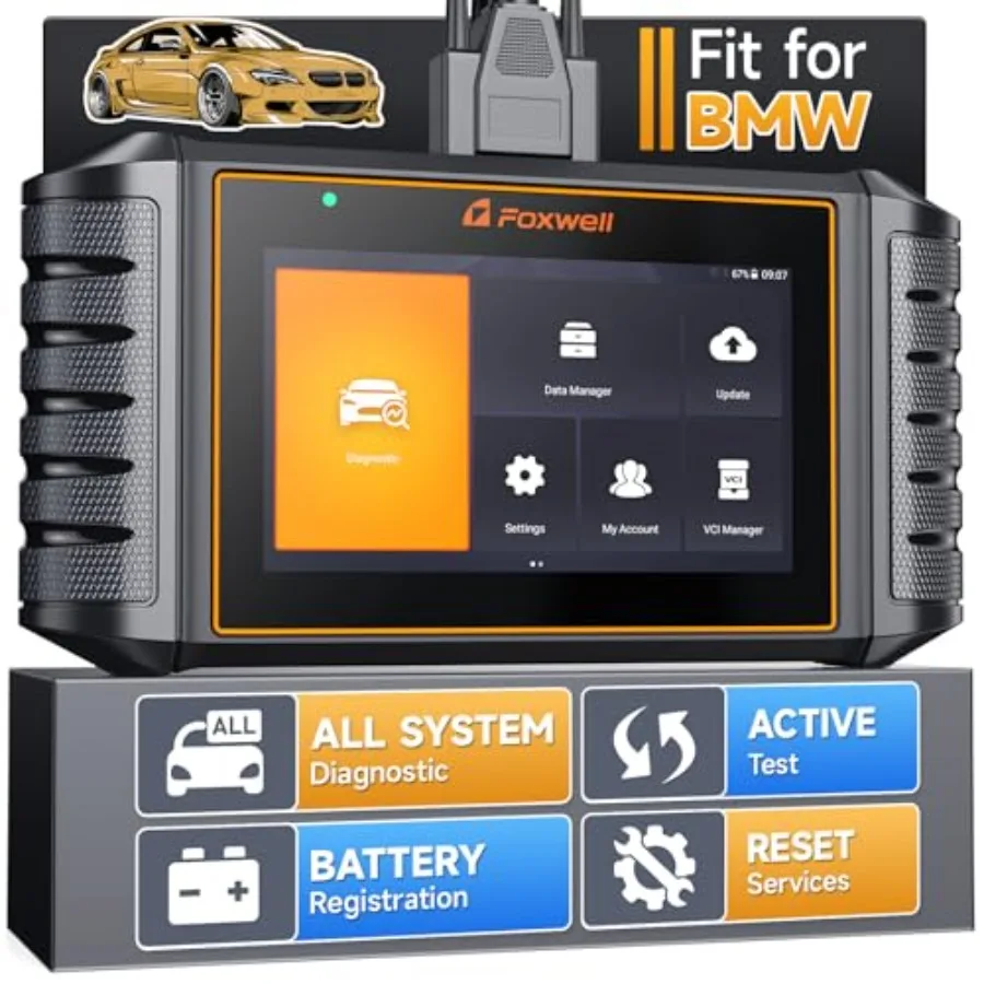 

NT710 Scan Tool for Comprehensive BMW FullSystem Diagnostic with BiDirectional Control All Reset Services Battery Registration