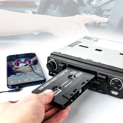 Car MP3 MP4 Cassette Tape Adapter Mobile Phone Audio Converter Car Tape Converter For IPod MP3 CD DVD Player High Quality