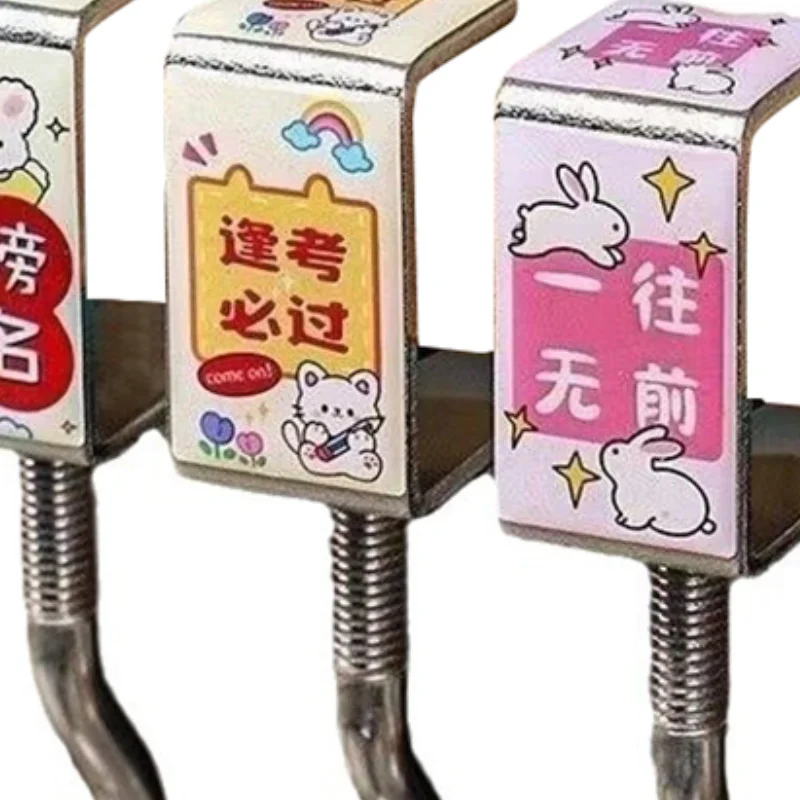 Cute Portable Bag Hook Cartoon Metal Table Side Bag Rack Bag Hook Hanger Handbag Holders Table Hook Office Desk Accessories