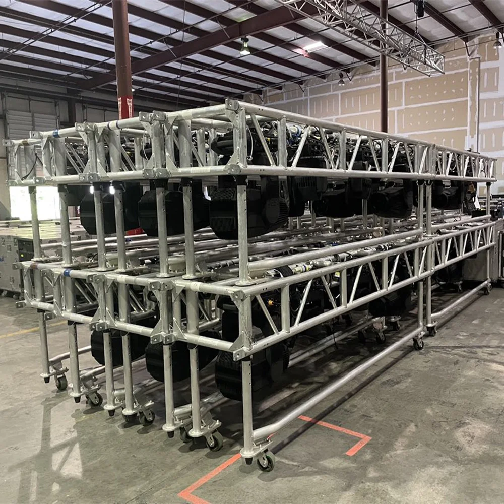 

TUV Certificate Stackable 5FT 8FT 10FT Tyler GT Dj Stage Moving Light Aluminum Pre Rig Truss System for Hanging Various Lights