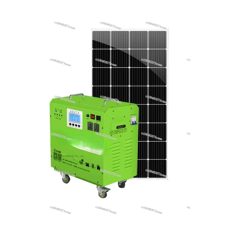 

Solar Panel Generator for Household, All-in-one Car Air Conditioner, Photovoltaic Power Generation System, 220V Full Set