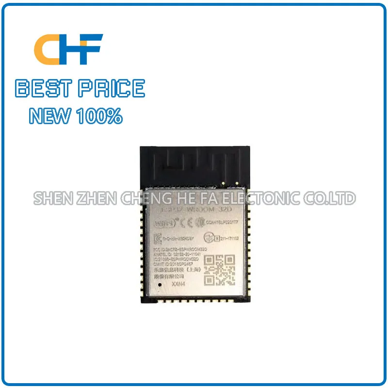 1pcs/5pcs ESP32-WROOM-32D-N4 Package SMD 4MB Flash WiFi Bluetooth Module Supports SPI Transparent Serial Port New Original Stock