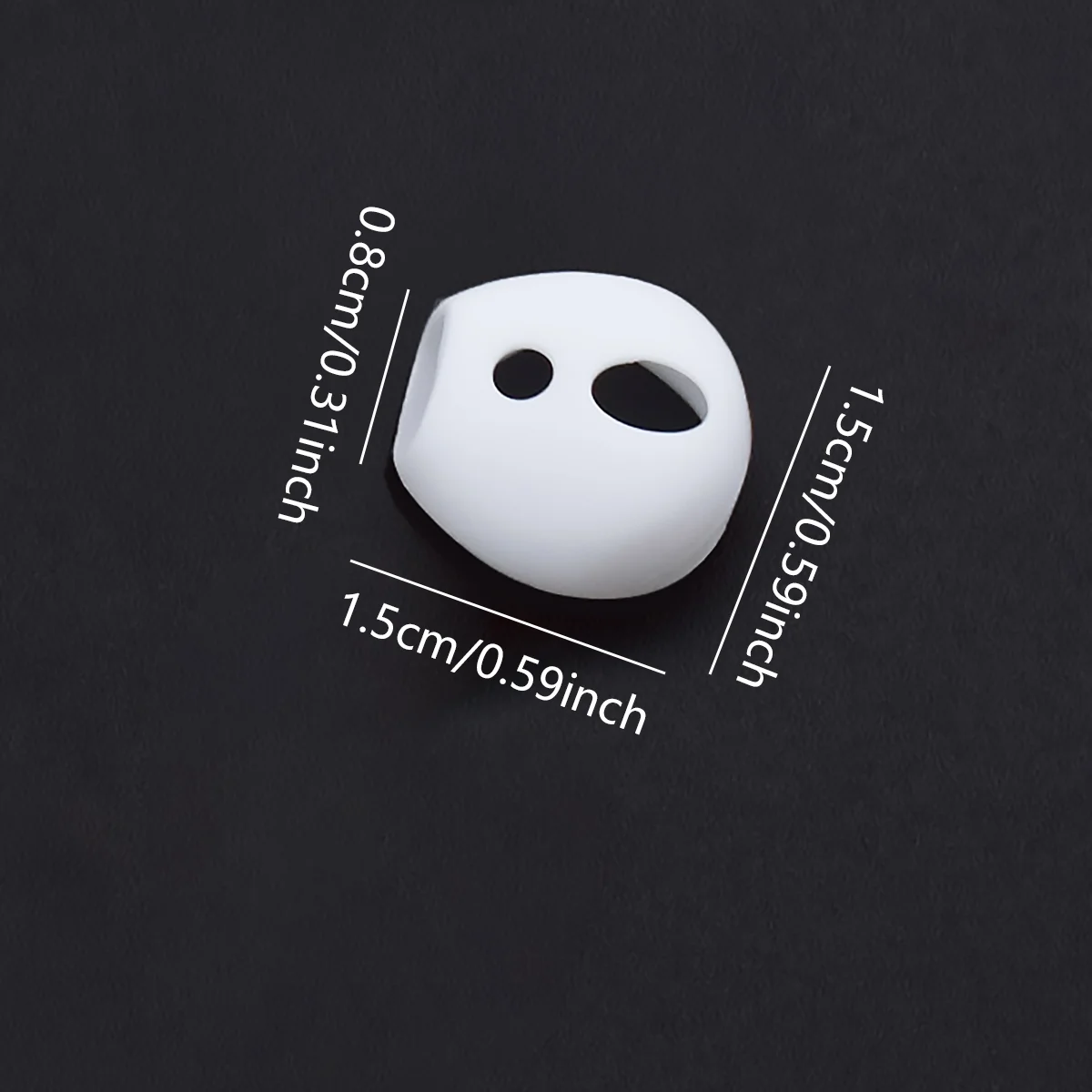 4 Pairs/8 Pieces Mixed Color Pack (2 Pieces White + 2 Pieces Black + 2 Pieces Pink + 2 Pieces Orange) Earphone Caps Suitable for AirPods 1St and 2Nd Generation, Ultra-Thin Silicone Earbud Caps, Pg Earphone Ultra-Thin Silicone Covers That Can Fit into the Charging Case, Ear Caps That Do Not Affect Opening and Closing, Economical and Affordable Set