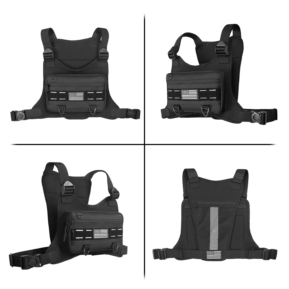 Chest Bag Men's One Shoulder Crossbody Bag Large Capacity Outdoor Sports And Leisure Fashion Small Shoulder Bag Large Capacit view 3