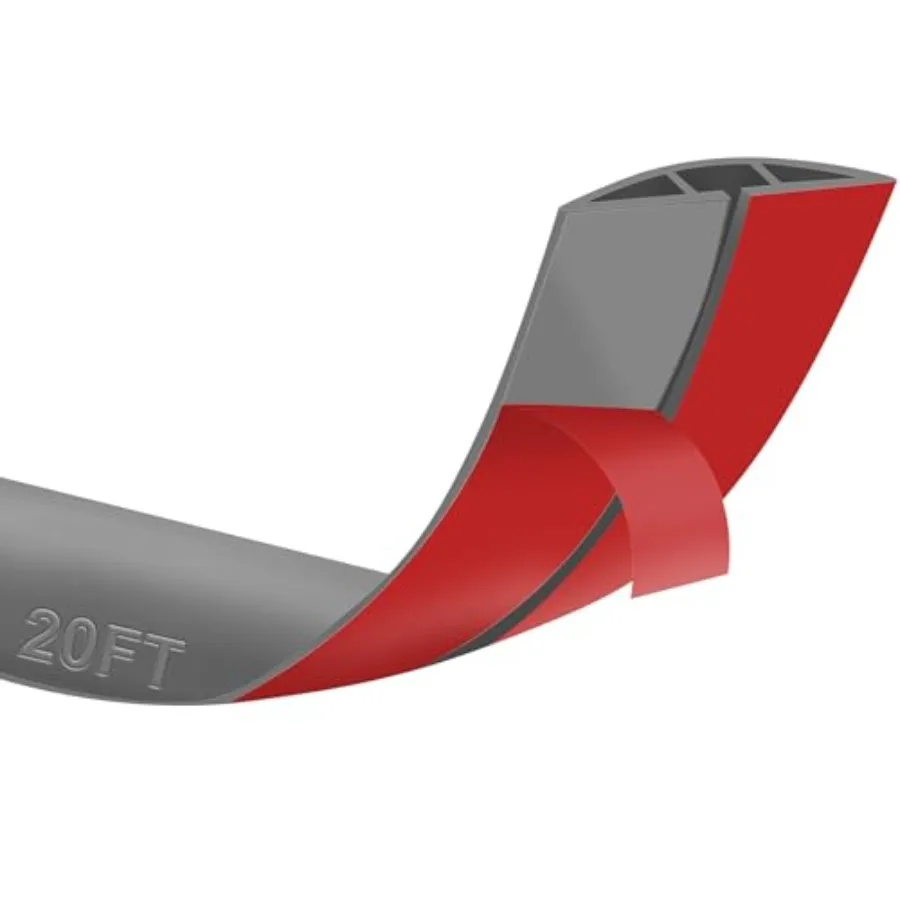 

Защитный кабель-канал для проводов 20 футов (6 м), серый, силиконовый, легко устанавливаемый, для дома, офиса, гаража, серый