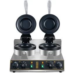 HPH2O Commercial  Double head UFO Burger Grill Panini Press Making Machines Burger Snacks Ice Cream Waffle Maker Machine