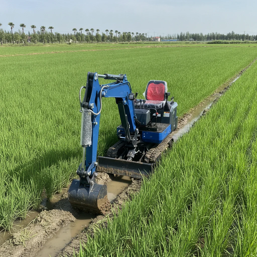 

EPA Euro 5 Mini Crawler Tractor Free Shipping Compact Track Farm Tractor for Paddy Field Dry Land Plowing Harrowing Use