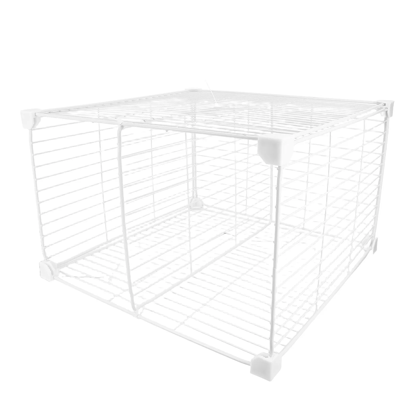 

Modular Freezer Shelf Dividers 2 Grids Metal Basket Organizer for Refrigerator Storage Bins Chest Freezer Compartments Efficient