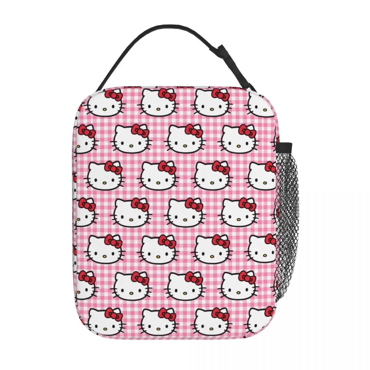 For Outdoor White Multifunction Cooler Hello Kitty Food Bags For Students School&Office Travel Storage Bags