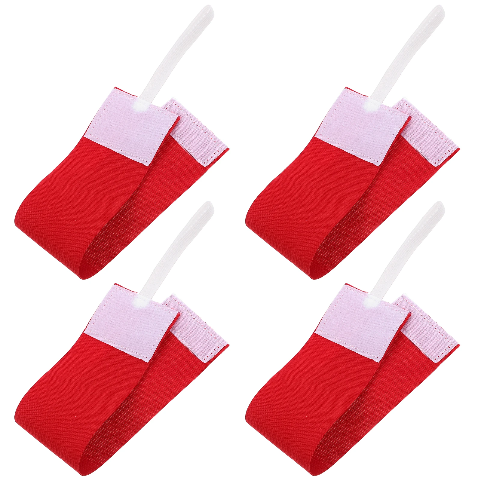 

4pcs Safety Armband For Duty Identification Parade Organizer Team Leader Event Badge Strap Nonslip Design Blank Name Tag