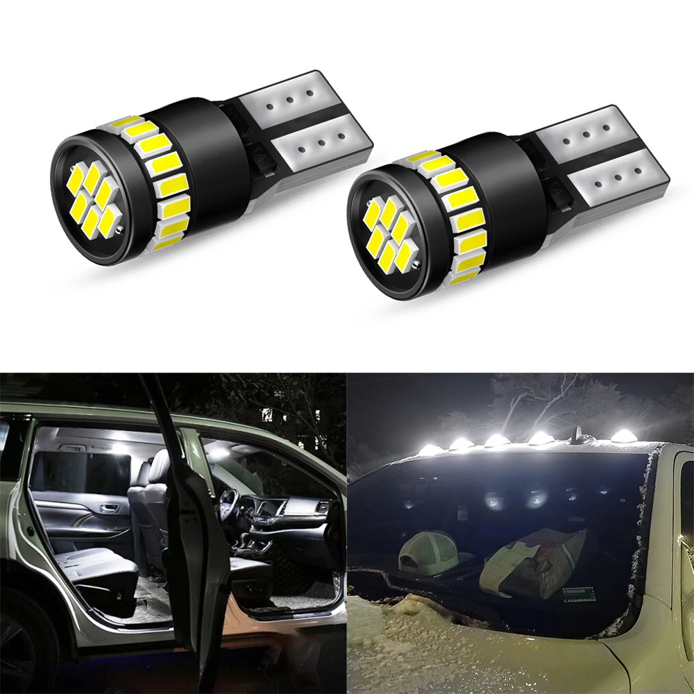 2Pcs Canbus W5W T10 LED Light For Ford Escape Mondeo Fiesta BMW E46 E60 E65 E82 E87 X5 Audi A3 A6 VW Passat B7 Golf 6 7 Polo MK4